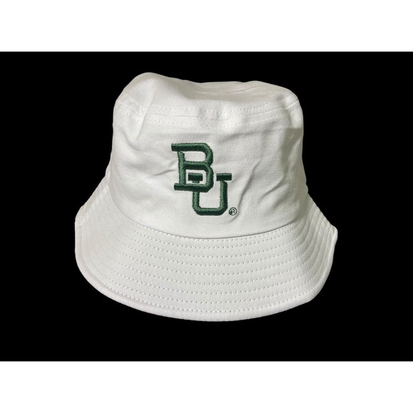 Baylor University Bucket‎ Hat White Adult Size Medium Texas Waco - Picture 1 of 7